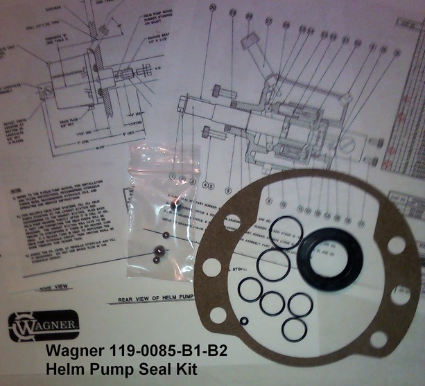 119-0085 ... Wagner Seal Kit for B1 or B2 Helm Pump ONLY