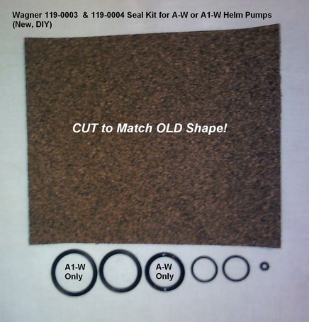 119-0003  & 119-0004 ... Wagner Seal Kit for A-W or A1-W Helm Pumps